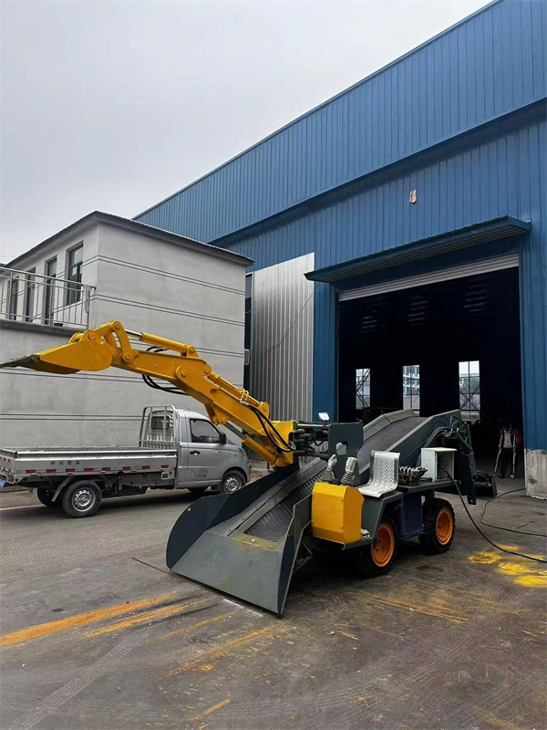 轮胎式皮带式挖掘式装载机